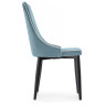 Стулья на металлокаркасе Kora 1 light blue / white / black