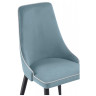 Стулья на металлокаркасе Kora 1 light blue / white / black