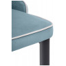 Стулья на металлокаркасе Kora 1 light blue / white / black