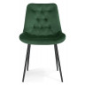Стулья Гояр изумрудный / черный глянец