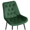 Стулья Гояр изумрудный / черный глянец