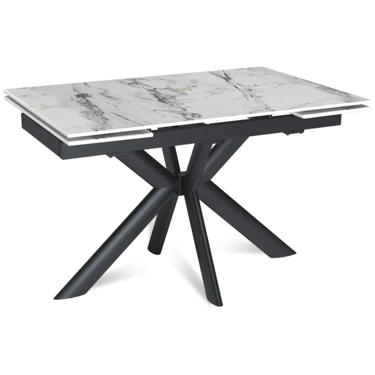 Обеденные столы Стол раскладной Strong (120+30+30), керамика глянцевая Ice Jade