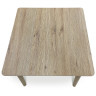 БЕЙСИК 88 стол для маленькой кухни, ламинированная столешница на деревянных ножках