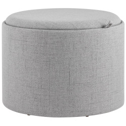 с ящиком Хюгге L рогожка серый двухстороння крышка