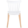 Стулья Стул обеденный DOBRIN THEO, ножки светлый бук, цвет белый (W-02)