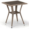 Плетеный стол T25-W53-50x50 Brown