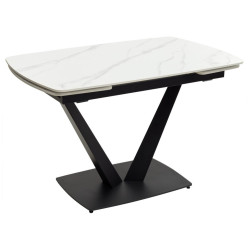 ALATRI 120 MATT WHITE MARBLE SOLID CERAMIC / черный