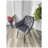 Стулья Стул PERU BLUVEL-14 GREY, велюр M-City