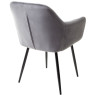 Стулья Стул PERU BLUVEL-14 GREY, велюр M-City