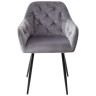 Стулья Стул PERU BLUVEL-14 GREY, велюр M-City