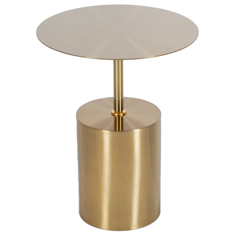 Кофейные столики Кофейный столик Solid диам.40см x 58см, золотой, металл