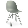 ACADEMY пластиковый стул на металлическом основании