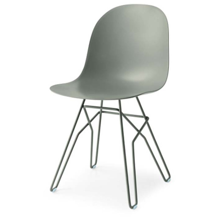 ACADEMY пластиковый стул на металлическом основании