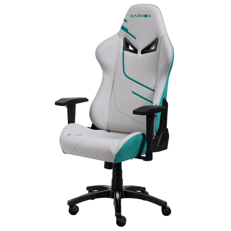 Премиальное игровое кресло KARNOX HERO Genie Edition с тканевой обивкой, зеленый