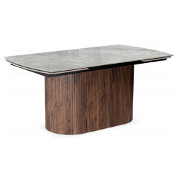 LAGOS 160 серый / орех Стол обеденный