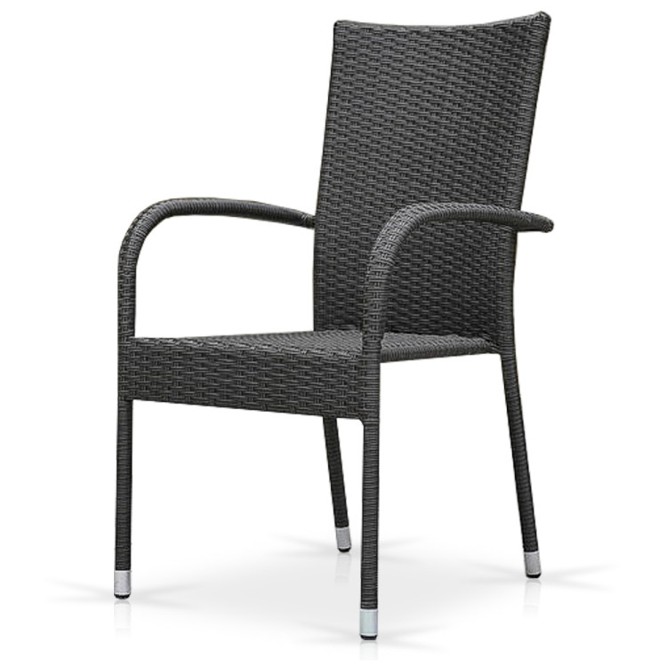 Стулья из искусственного ротанга Плетеный стул AFM-407G grey