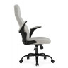 Компьютерное офисное кресло GAMBLER, обивка ткань светло-серый, каркас черный