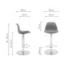 SOFT регулируемый барный стул стиле Eames