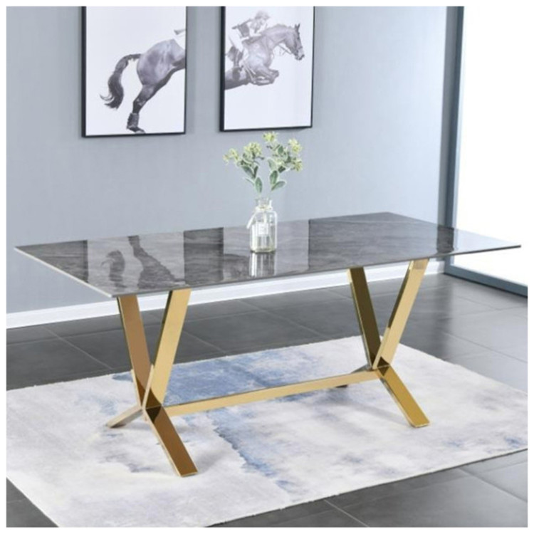 ДОРИАН DT-2853 обеденный стол в стиле ар-деко ДОРИАН DT-2853 обеденный стол в стиле ар-деко