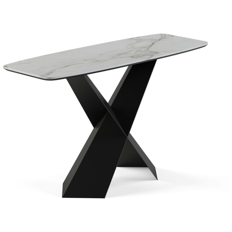 Консольные столики Консоль Tyler 130 керамика матовая, белая