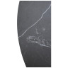 Керамические столы Стол TERNI 120 MATT BLACK MARBLE SOLID CERAMIC Черный мрамор матовый, керамика /Черн.каркас, ®DISAUR