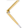 Стеклянные столы Rock 80х75 white / gold