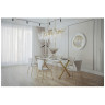 Стулья Solo white / gold