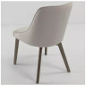 ABI стул с обивкой тканью, цвет светлый латте (MOHAIR-103) / каркас серый дуб, ®DISAUR