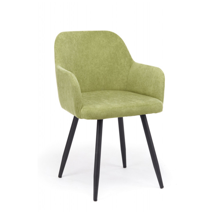 Стулья на металлокаркасе Инфини зеленый (ocean 013) / черный