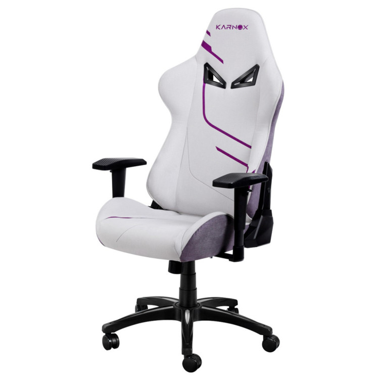 Премиальное игровое кресло KARNOX HERO Genie Edition с тканевой обивкой, фиолетовый