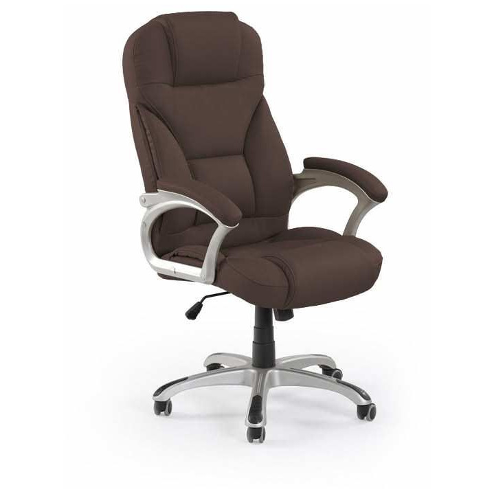 Компьютерные кресла Кресло компьютерное Halmar DESMOND (темно-коричневый)