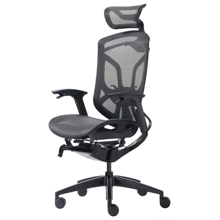 Премиум эргономичное кресло GT CHAIR DVARY X, чёрный