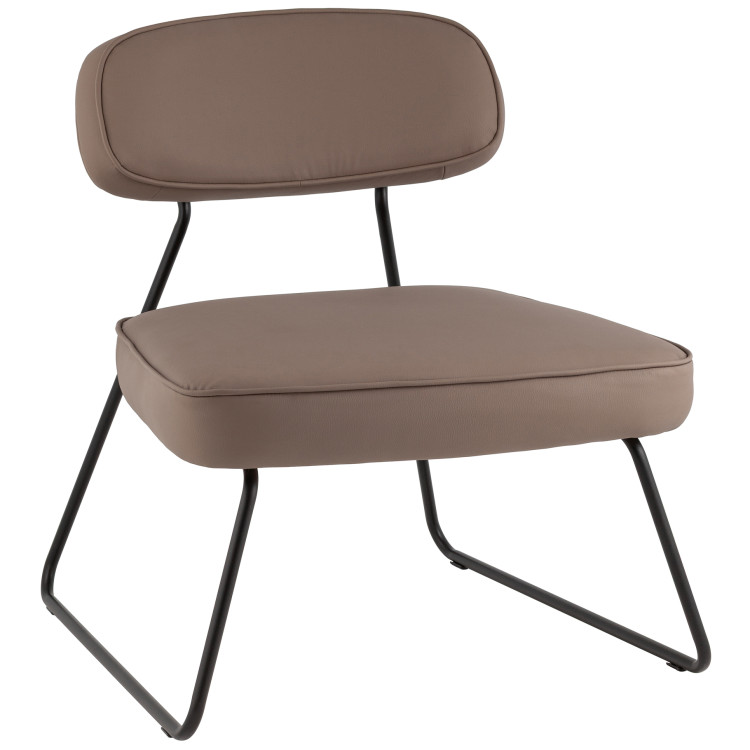 Мягкие кресла Кресло Кэйт ткань экокожа коричневый