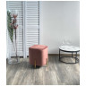 Финальные остатки Пуф для гостиной ARES BLUVEL-52 PINK / GOLD М-City