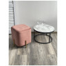 Финальные остатки Пуф для гостиной ARES BLUVEL-52 PINK / GOLD М-City