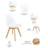 EAMES BON стул на каркасе из массива бука