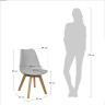 EAMES BON стул на каркасе из массива бука