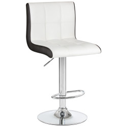 Полубарные стулья дешёвые. Стул барный DOBRIN CANDY, бело-чёрный Стул полубарный
