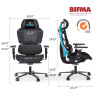 Геймерские кресла Эргономичное компьютерное кресло (для геймеров) Eureka TYPHON, Blue