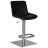 DOBRIN ALDO барный стул с обивкой искусственной кожей, цвет черный 