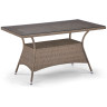 Плетеный стол T198A-W53-140x80 Brown