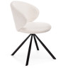 Стулья для гостиной Solomon крутящийся white / black