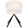 Стулья для гостиной Solomon крутящийся white / black