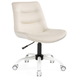 Недорогие гостиные кресла. Компьютерное кресло Орди молочное / белое Гостиное кресло