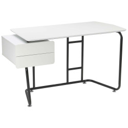 Белый компьютерный стол. DESK компьютерный стол