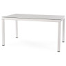 Раскладные и раздвижные столы Комплект плетеной мебели MILANO белый на 6 персоны
