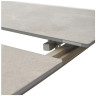 Стол обеденный CORNER 120 раздвижной, столешница керамическая MATT LATTE STONE SOLID CERAMIC, каркас TAUPE, DISAUR