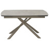 Керамические столы Стол RIVOLI 140 MATT LATTE STONE SOLID CERAMIC / TAUPE, ®DISAUR