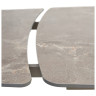Керамические столы Стол RIVOLI 140 MATT LATTE STONE SOLID CERAMIC / TAUPE, ®DISAUR