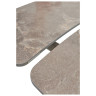 Керамические столы Стол RIVOLI 140 MATT LATTE STONE SOLID CERAMIC / TAUPE, ®DISAUR